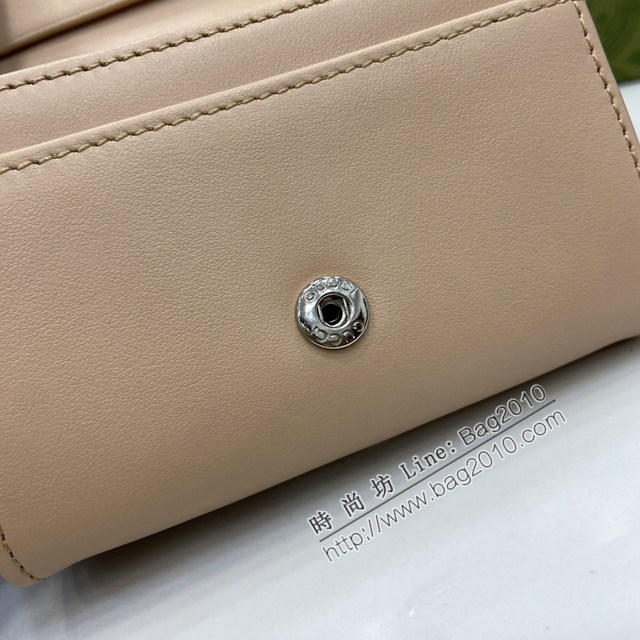 Gucci專櫃古馳最新款Marmont系列卡片夾短夾錢包卡包 jh2485型號：790067